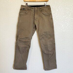 Kuhl Pants Men's 32x30 Ryder Vintage Patina Dye Tan 5016 Outdoor Hiking Gorpcore
